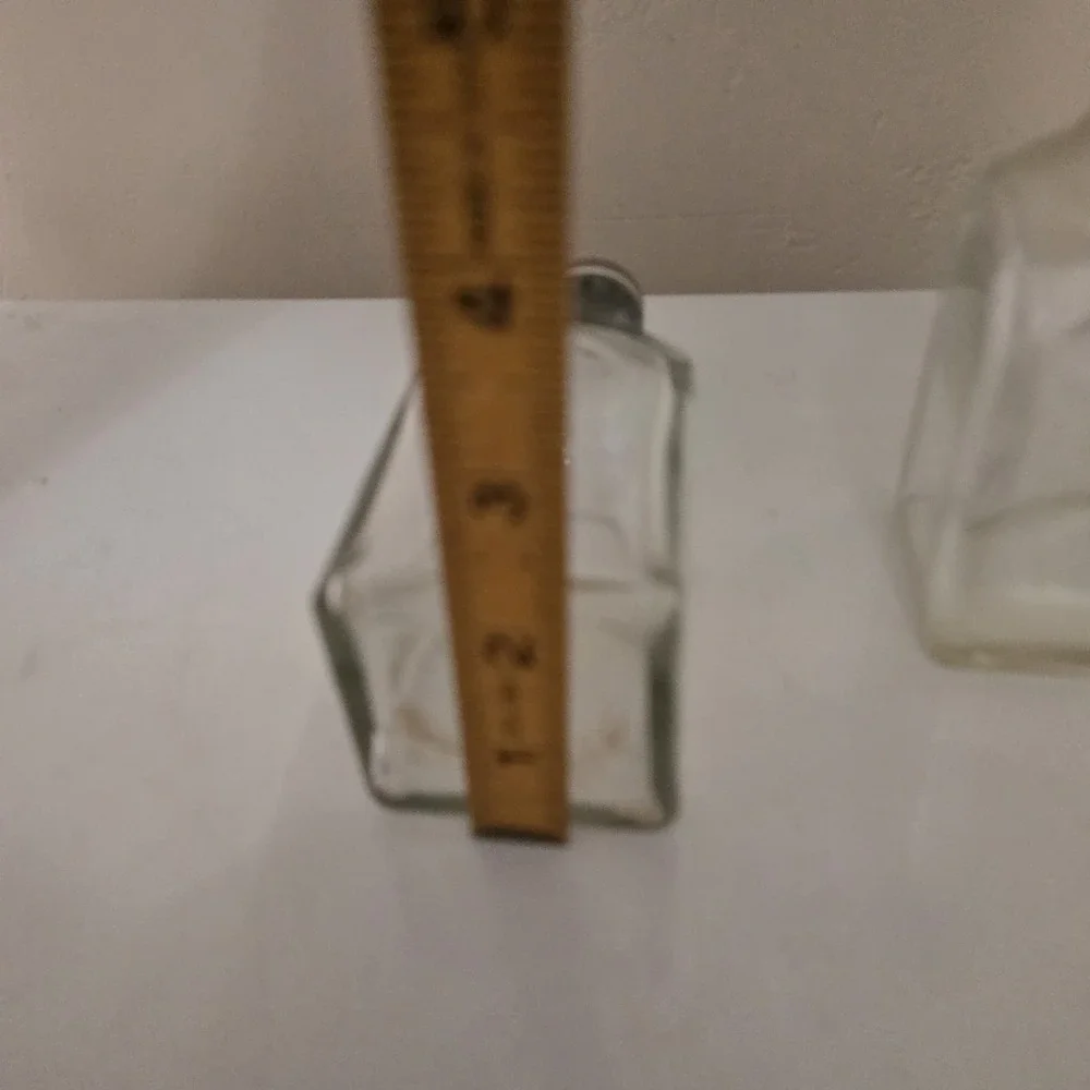 Vintage Gemco Oil & Vinegar Cruet Set Glass Mid Century Modern MCM Kitchen Decor